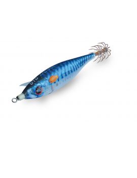 Leurre DTD White Killer Bukva 8 Cm – Pour Pêche à La Seiche Et Au Calamar, Effet Luminescent, Double Panier Inox
