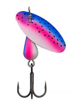 Cuiller Suissex Cicada UV Mat Rainbow Trout