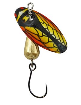 Cuiller Suissex Cicada Bug No Kill Red/Yellow