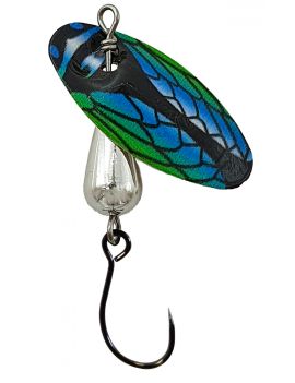 Cuiller Suissex Cicada Bug No Kill Green/Blue