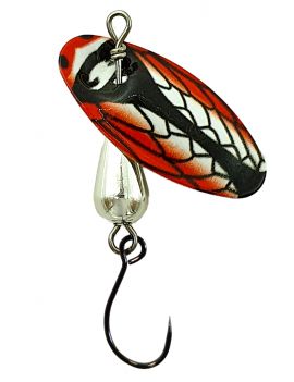 Cuiller Suissex Cicada Bug No Kill Red/Yellow