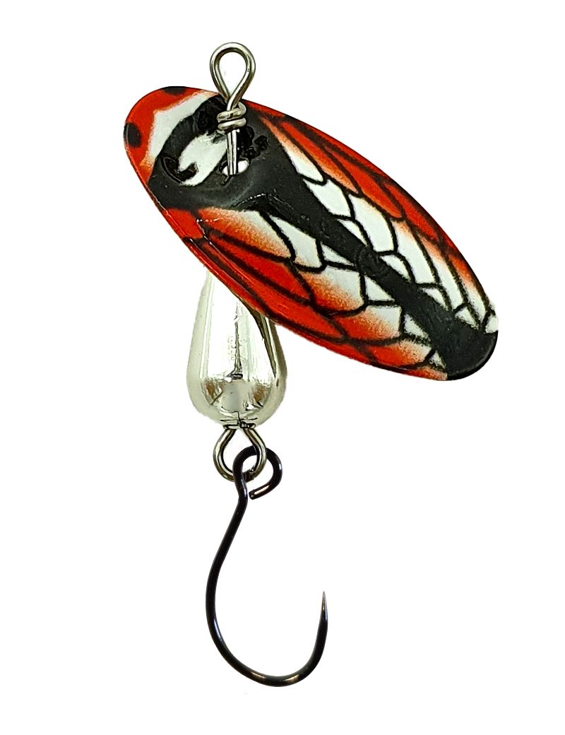 Cuiller Suissex Cicada Bug No Kill Red/Yellow