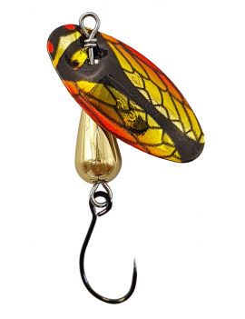Cuiller Suissex Cicada Bug Shiny No Kill Red/Yellow