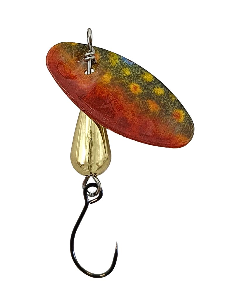 Cuiller Suissex Cicada Fish Skin No Kill omble