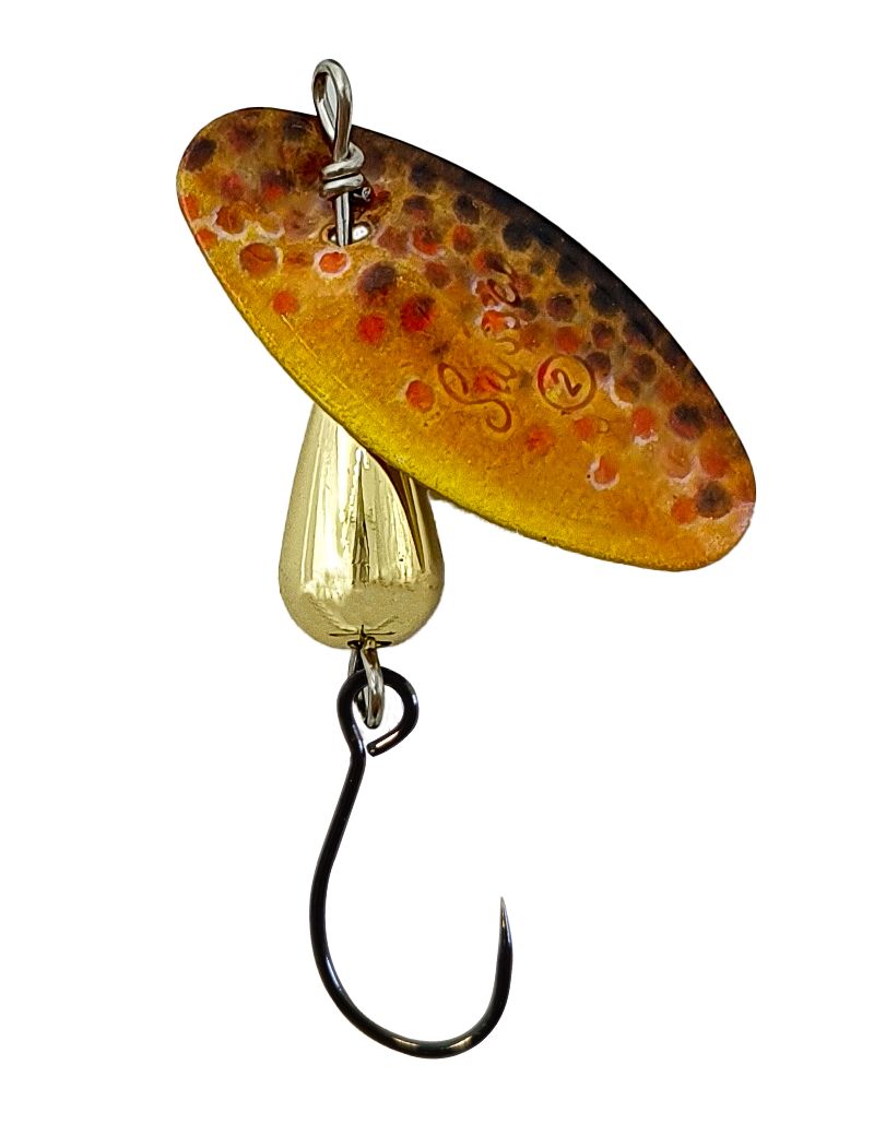 Cuiller Suissex Cicada Fish Skin No Kill fario trout