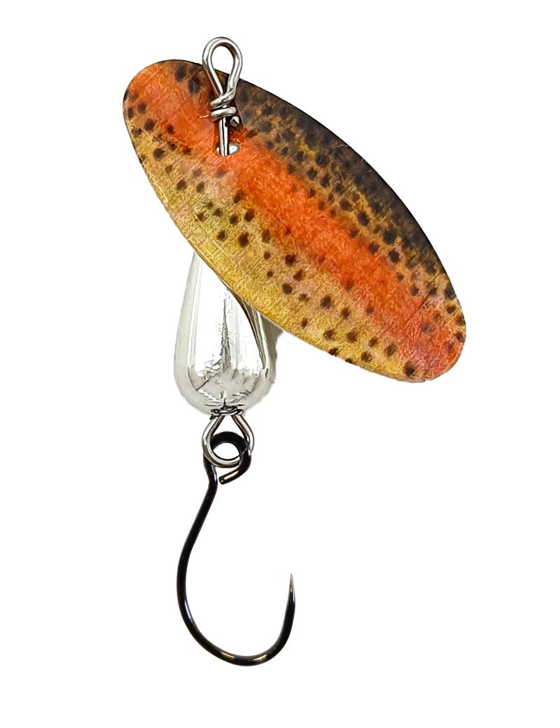 Cuiller Suissex Cicada Fish Skin No Kill rainbow trout