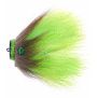 Tête plombée Shirasu Magic Fibre Lure Green Pumpkin