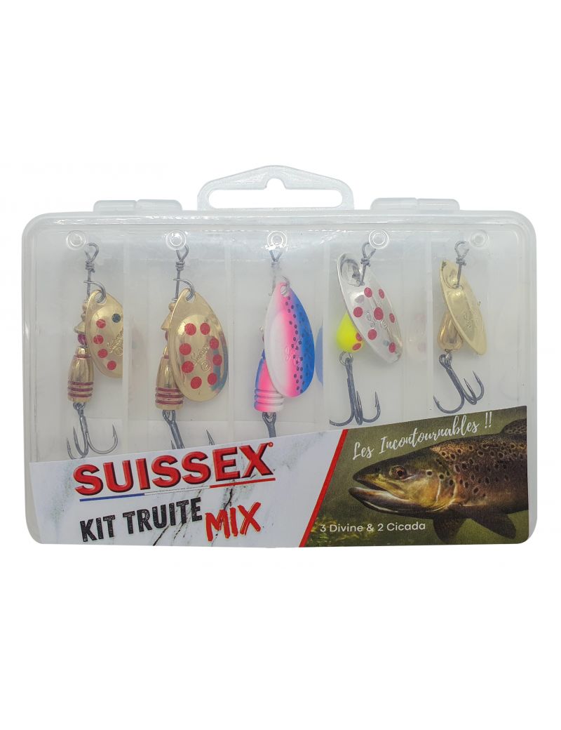 Kit Cuiller Suissex Mix Truite