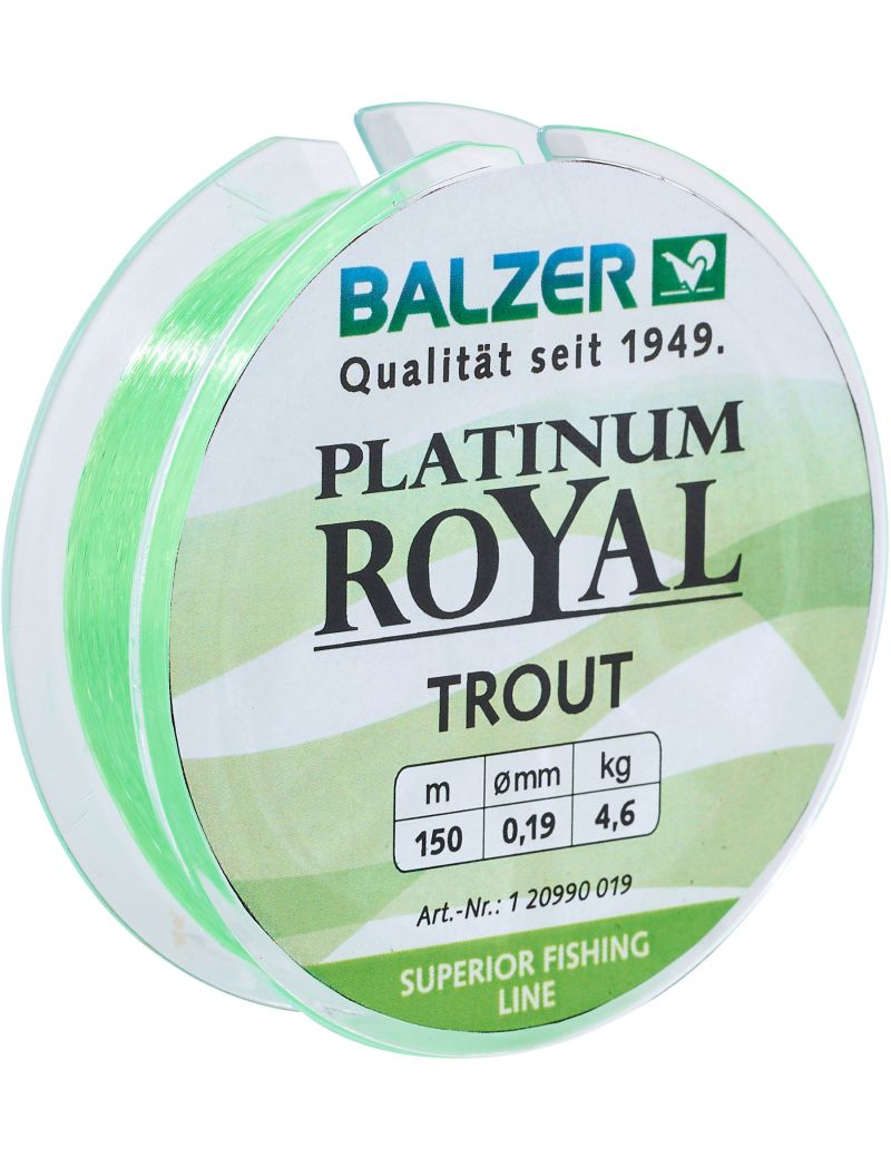 Nylon Balzer Platinum Royal Trout Chartreuse150m