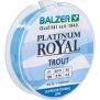 Nylon Balzer Platinum Royal Trout Bleu 150m