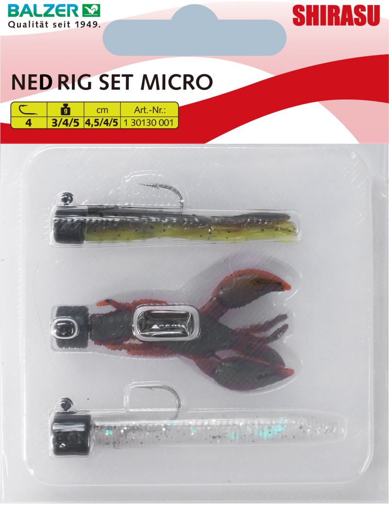 Kit Balzer Shirasu Micro Ned Rig set Kit Balzer Shirasu Micro Ned Rig set